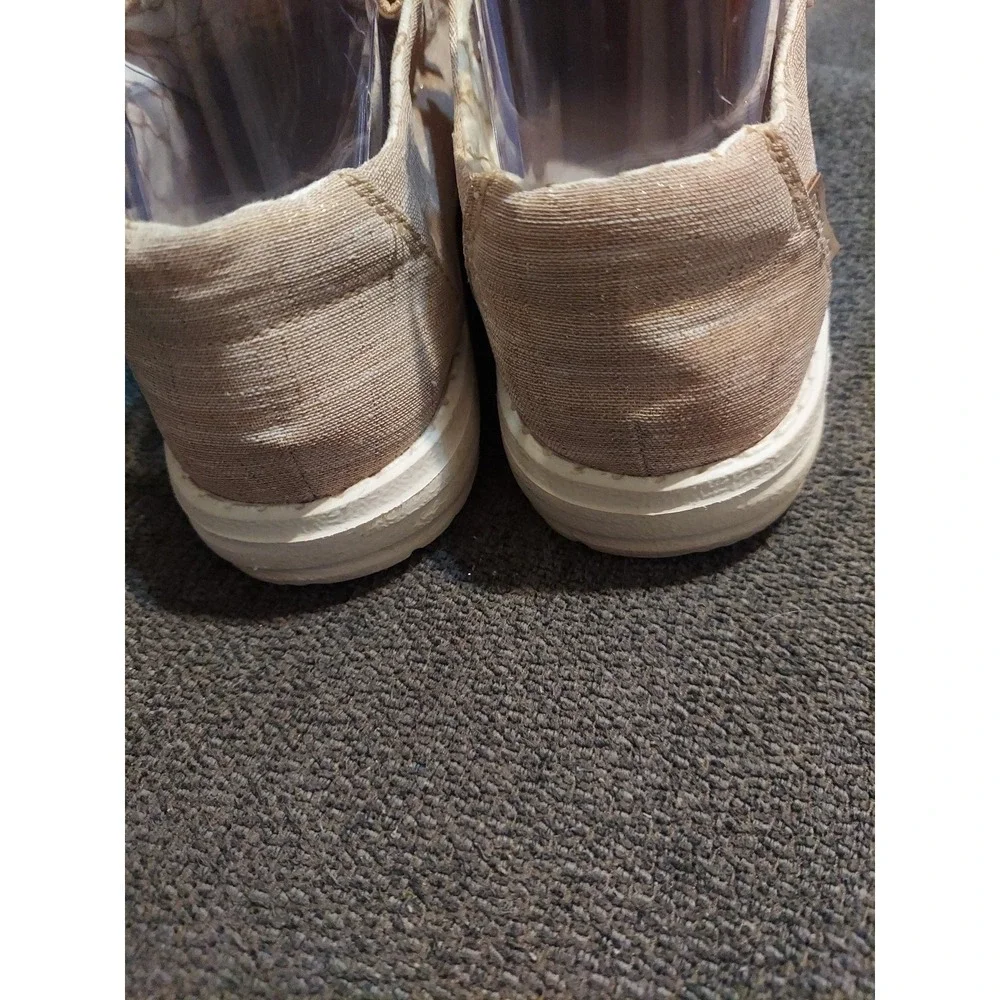 HEY DUDE Wendy Sparkling Rose Gold Slip On Shoes Casual Lightweight Womens 7 Y2K